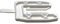 Cale fourchette plastique 30x40mm, ép. 3mm, lot de 100pcs, ref CWE7013