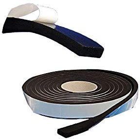 Tre Emme 96033 Guarnizione Adesiva, Nero, 5 x 10 mm