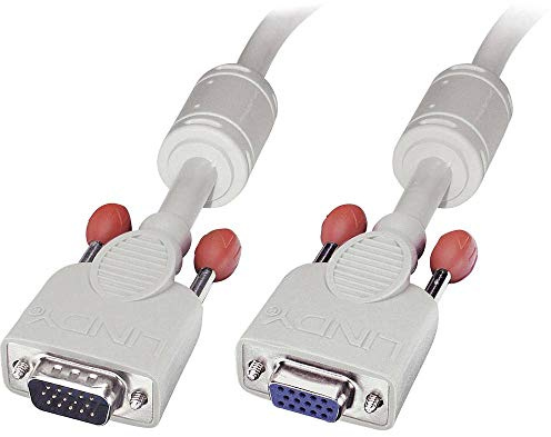 Lindy 36361 Cavo Monitor VGA, 1 m, Bianco