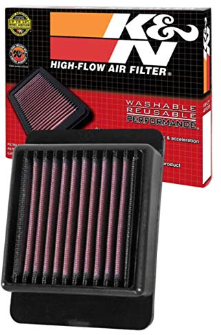 K&N YA-3215 Motorrad Luftfilter, Rot