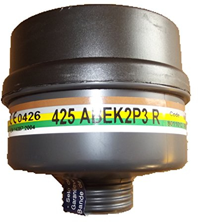 Atemschutzfilter ABEK2 P3 - mit Stadardgewinde gegen Gase, Dämpfe und Partikel