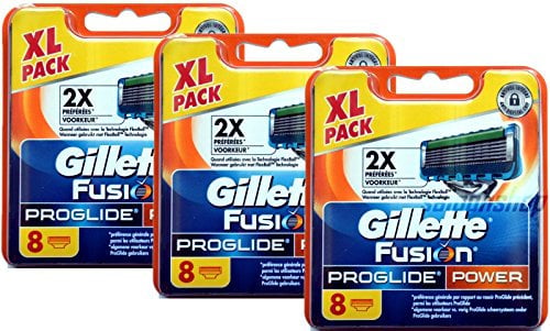 Gillette Fusion ProGlide Power Rasierklingen 24 Stück