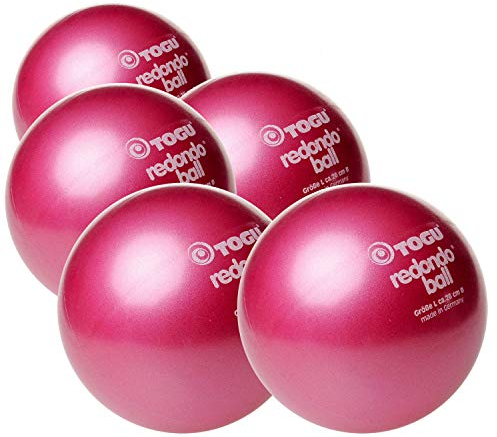 Togu 10 x Redondo Ball Pilates Ball Gymanstik Yoga Fitness Therapie 26cm rot
