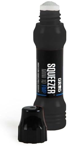 Grog 10 Mini Squeezer - 10mm Refillable Paint Marker Pen - Supplied by Graff-City (Death Black - BPI-01)