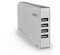 CLiPtec® ZToss 12000mAh External Polymer Battery Pack Power Bank Portable 4 Port Charger- Fuel 12000 - White - for Smartphones, Tablets, Bluetooth Speakers/Headset and other USB devices