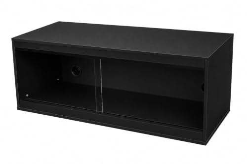 48x18x18 Inch Vivarium Flatpacked In Black, 4ft Viv By Repti-life