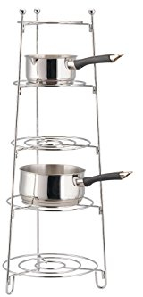 Apollo 1206 Chr Saucepan Stand MOP, Metal, Multi-Colour, 28x80x28