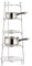 Apollo 1206 Chr Saucepan Stand MOP, Metal, Multi-Colour, 28x80x28