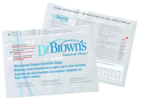 Dr Brown's Natural Flow Microwave Steam Steriliser Bags