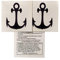 20 x Anker Tattoo groß - Marine Anker-Tattoo - nautischer Anker - Anker Mottoparty - Anchor (20)