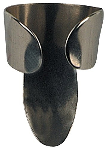 GEWA Plektrum/Pick Fingerring, Neusilber, 12 Stück