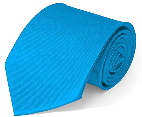 SoulCats Klassische Krawatte inkl. Anleitung - viele Farben Satin Schlips Herren 10 cm Breite