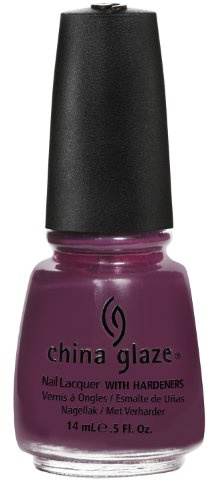 China Glaze Nail Lacquer with Hardner - Lacquered Effect - Urban-Night, 1er Pack (1 x 14 ml)