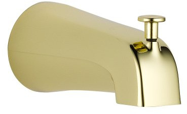 Delta Faucet U1075-PB-PK Diverter Tub Spout, Polished Brass, 0.5