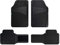 Goodyear GOD9016 1 Set di Tappetini Abitacolo in Gomma Universali, 4 Pezzi Ritagliabili, Nero (Favo)