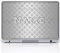 Meffort Inc® Personalized Laptop Notebook Skin Sticker Cover Art Decal, Customize Your Name (12 Inch, Silver Metal)