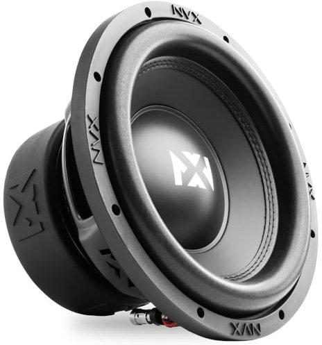 NVX VSW104V2 10 500 watt RMS 1000 watt Peak Dual 4-ohm Professional Grade VS-Series Car Subwoofer