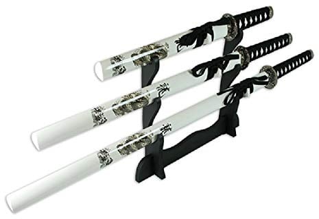 G8DS 3 teilige Samuraischwerter-Garnitur Dragon 3PC-Draco