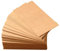Eine Box mit 100 PCS DIY Blank Gift Card Packpapier -Karte Leere Kraft Karton Wort Karten Mitteilungs-Karte Grußkarte