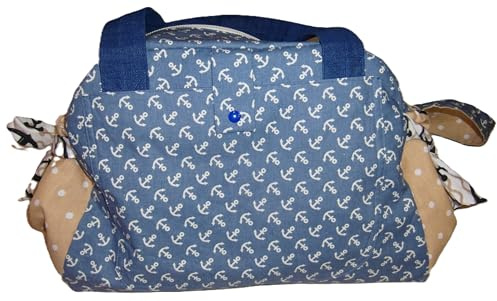 Wickeltasche Tasche XL Maritim Windeltasche HANDMADE