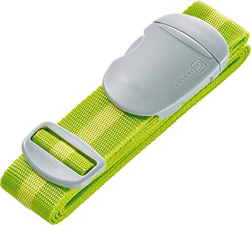 Go Travel Fully Adjustable, Durable, Strong & Bright Luggage Strap (Ref 177)