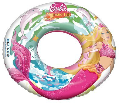 Mondo Toys - BARBIE Swim Ring - Aufblasbarer Schwimmring - Schwimmring - ideal für Jungen / Mädchen - verwendbar im Schwimmbad / Meer - 16213