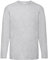 Fruit of the Loom 61-038-0 Long-Sleeved T-Shirt - Grey - Medium