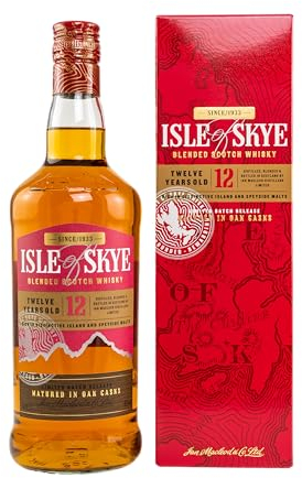 Isle of Skye I 12 Years Old I Blended Scotch Whisky I Noten von Honig, Vanille und Torfrauch I 700 ml I 40% Vol.
