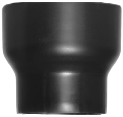 raik Rauchrohr/Ofenrohr-Erweiterung Innendurchmesser 200 mm Außendurchmesser 220 mm Stahlblech 2 mm Schwarz 90285