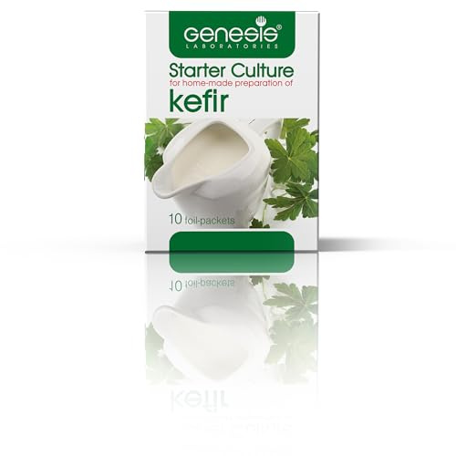 Genesis Starter Culture pour la préparation artisanale de kéfir -pour et de 50L