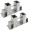 Holz - Stapelhilfe Brennholz Kaminholz Gestell Stapelhilfe Stapelhalter 2er Set