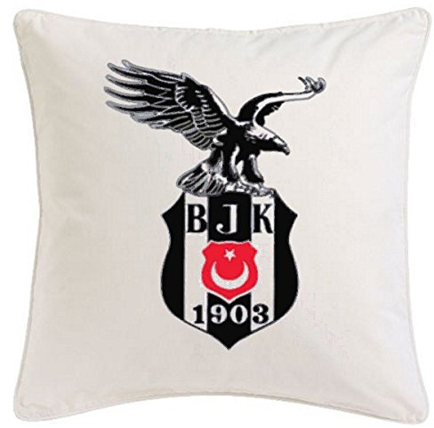 Besiktas – Kissenbezug 40x40 cm Baumwolle – Türkiye Türkei Designer Spass – Party Urban
