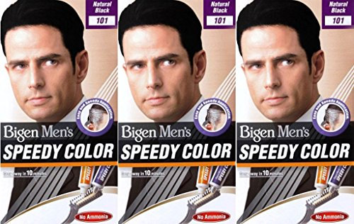 Bigen Speedy Herren Haarfarbe 101 Naturschwarz (6 Stück)
