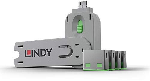 LINDY 40451, grün, 4 Pack + Key