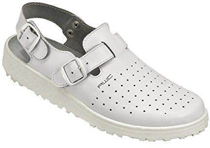 AWC-Footwear Unisex-Erwachsene Sandale Arbeitsschuhe, Weiß (Weiß)