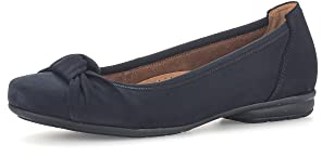 Gabor Ashlene N, Women's Ballet Flats, Dark Blue Nubuck, 7 UK