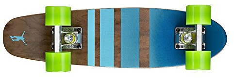 Ridge Erwachsene Maple Holz Mini Cruiser Number Three Skateboard, Green, MPB-22-NR3