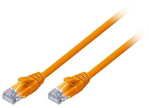 Lindy 1m Cat.6 U/UTP Network Cable, Orange