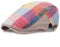 Kuyou Trendige Unisex Gatsby Flatcap Schiebermütze Ivy Sport Kappe (Rot)