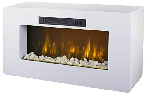 Chemin’Arte - Meuble Cheminée Électrique Effet Flammes LEDs Méribel à Poser- 2000 W - Cheminee Electrique Decorative - Conçu en France - Garanti 2 Ans