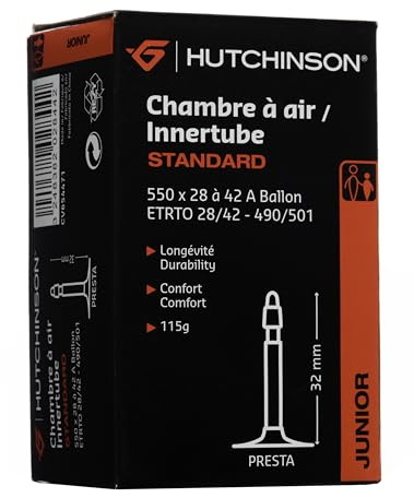 HUTCHINSON - Schlauch - MTB - Standard - Strapazierfähig und pannensicher - Presta-Ventil - Dicke 0,9 mm