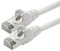1aTTack – Cable de red FTP Cat 5e con 2 conectores RJ45 Blanco 10 m