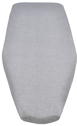 Mabi® 302G Universal Ketttex-Profi-Bügelbrettbezug 138x38 cm – für Gebläse-Motor-Bügeltische – Hightex Baumwollgewebe – Molton gepolstert – eingenähter Gummizug