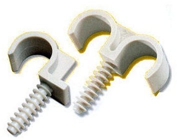 ING FIXATIONS Fixation de Gaines et Tubes Fix-Ring-Ø 20 mm-Boîte de 100-A300200