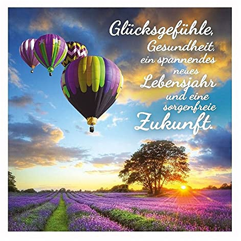 Depesche 5326.014 Glückwunsch-Karte zum Geburtstag mit 3D Motiv, Geburtstagskarte, ca. 17 x 17 cm groß, inkl. passendem Umschlag und Innentext