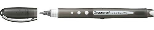 Tintenroller STABILO® worker®+ colorful, 0,5 mm, schwarz