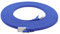 10m - CAT7 cable de red plano azul - 1 pieza 10 Gbit/s Cables de red Gigabit LAN piso flaco cable Patch compatible con compatible con CAT5 CAT6 CAT7 CAT8 Cat8 cinta Lan cable
