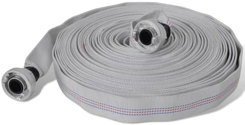 vidaXL Manichetta Antincendio 20 m con Giunti D-Storz 1 Pollice Tubo Piatto