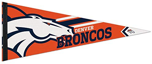 WinCraft Denver Broncos Big Logo Premium NFL Wimpel
