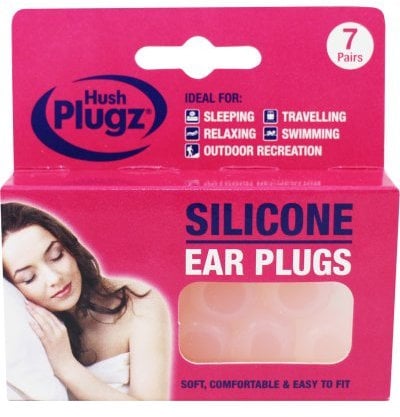 2 X Hush Plugz Silicone Earplugs (Price inclusive of VAT) by Hush Plugz